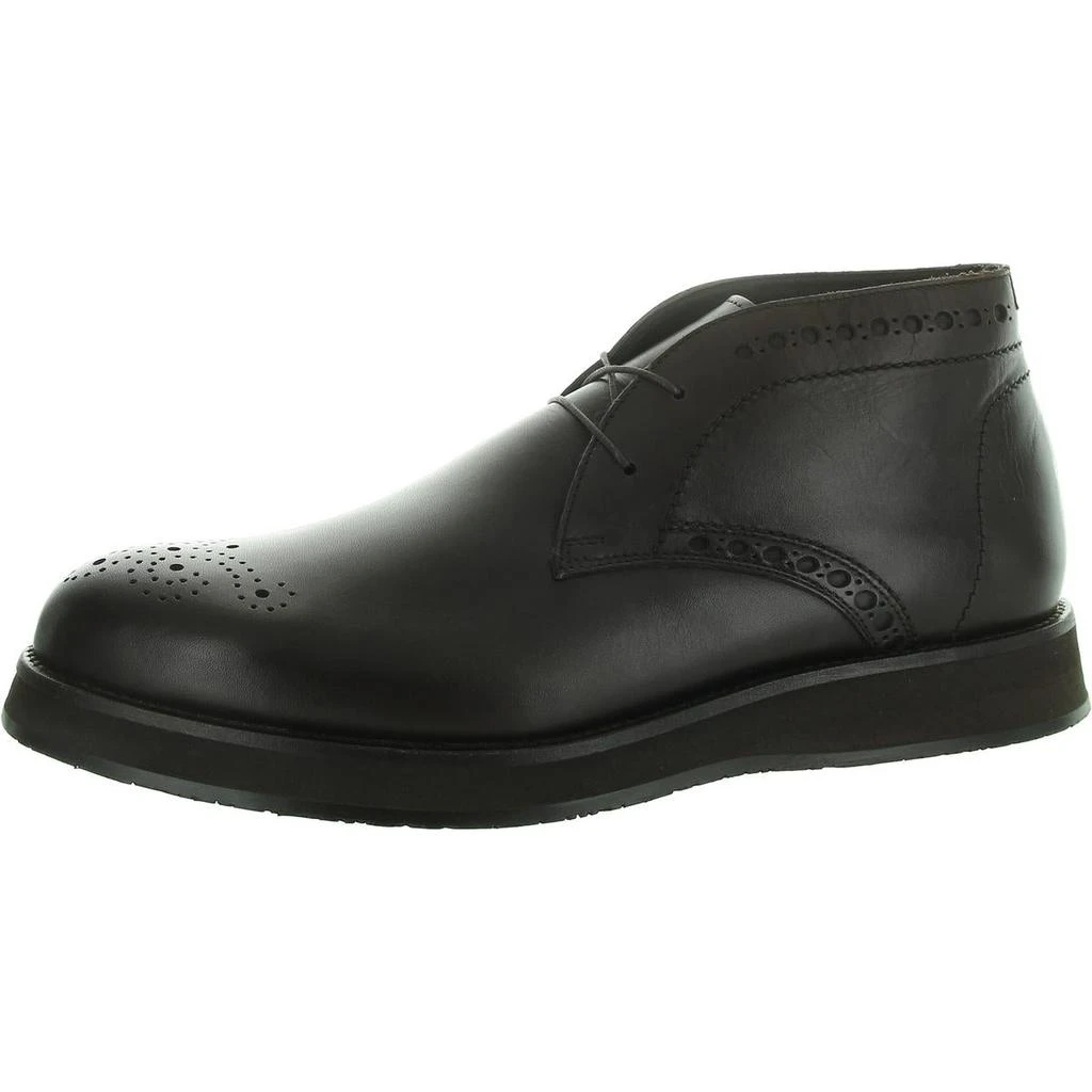 Donald J Pliner Mens Perforated Leather Oxfords 4