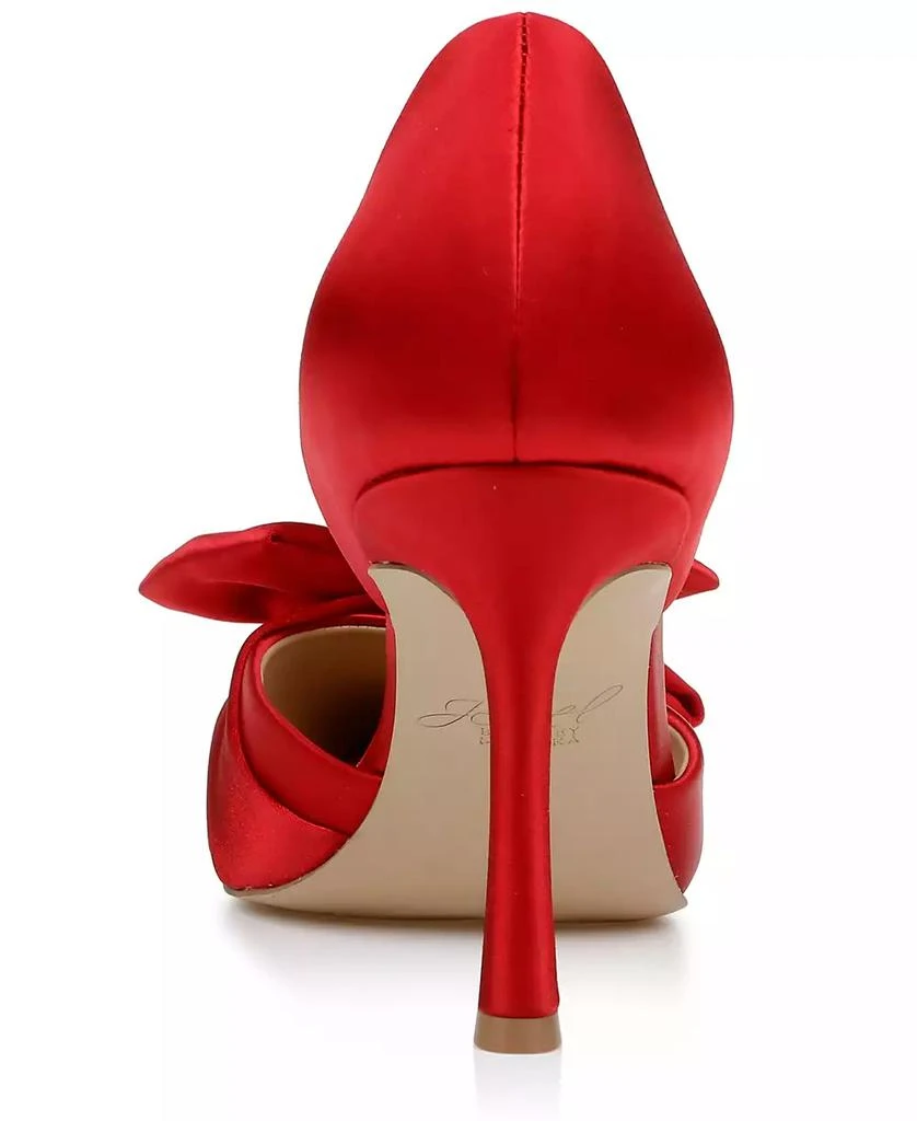 Badgley Mischka Women's Sidney Slip On Evening Bow Pumps 7