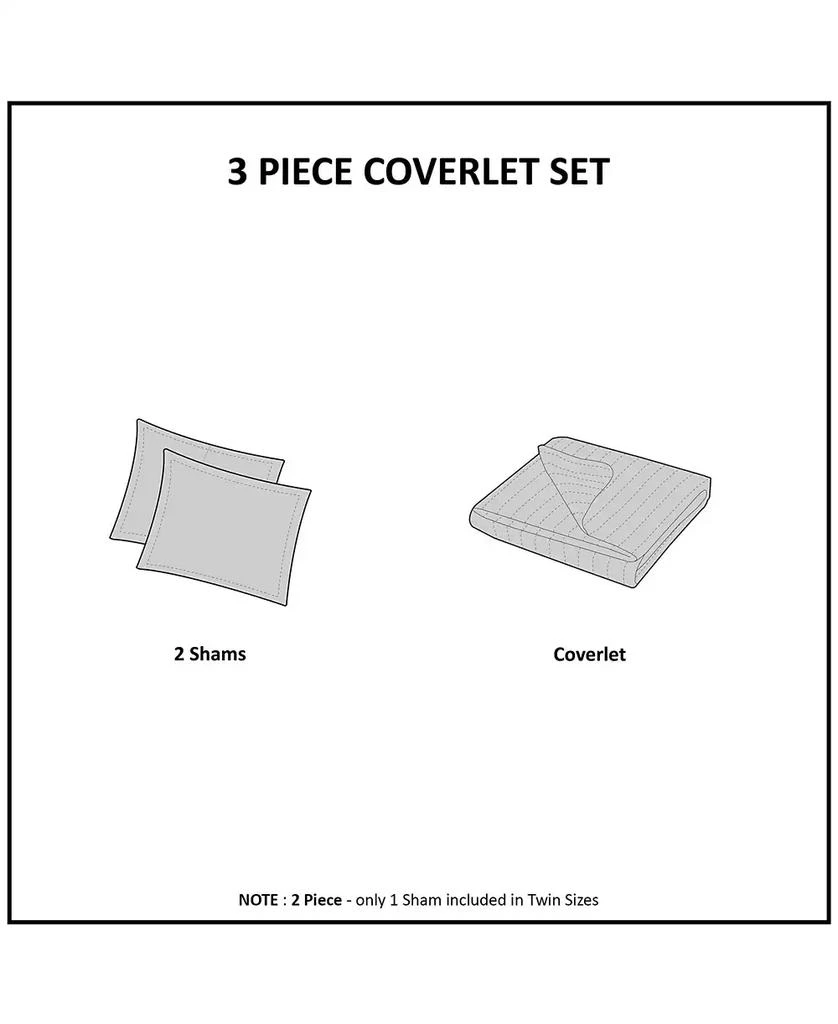 Madison Park Veronica Floral Tufted 3-Pc. Comforter Set 5