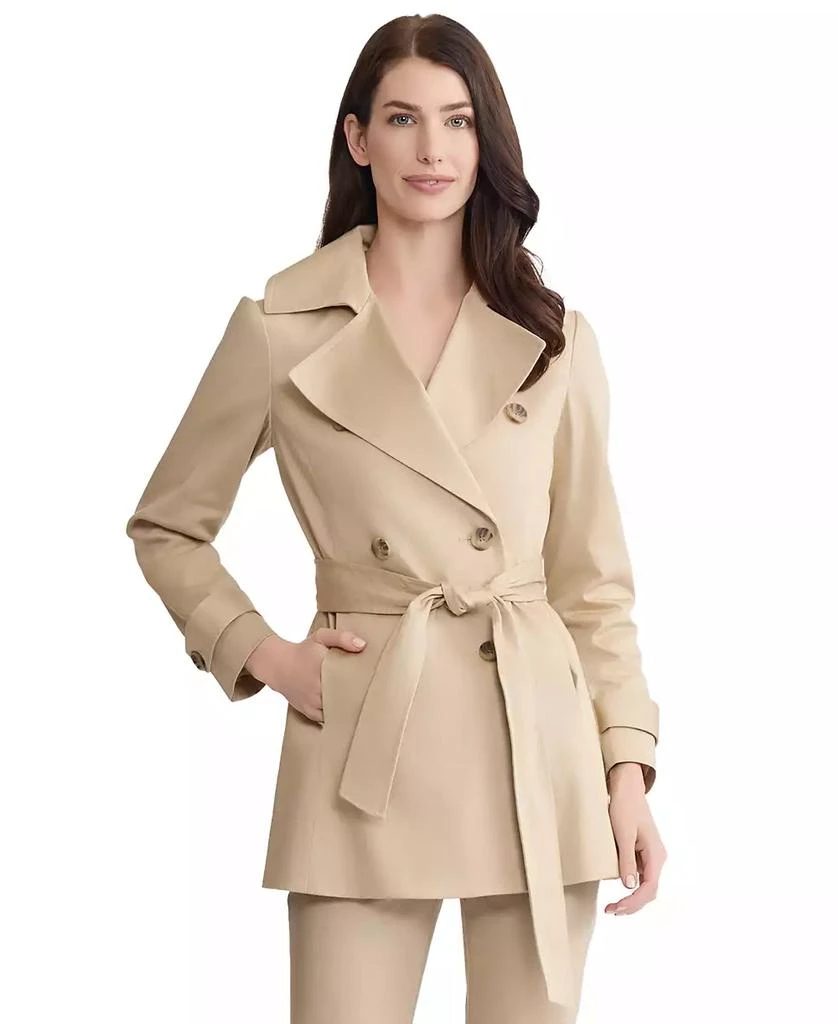 JONES NEW YORK Women
s Double Breasted Trench Jacket