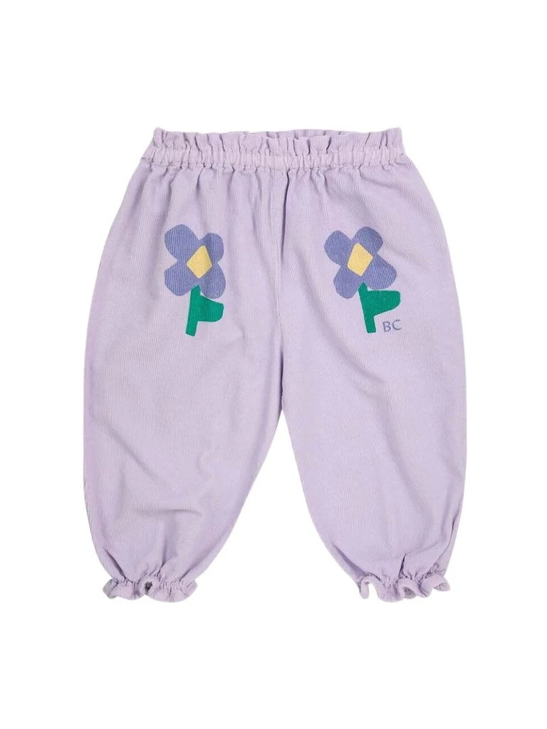 BOBO CHOSES Baby Pansy Flowers Woven Paperbag Pants 1