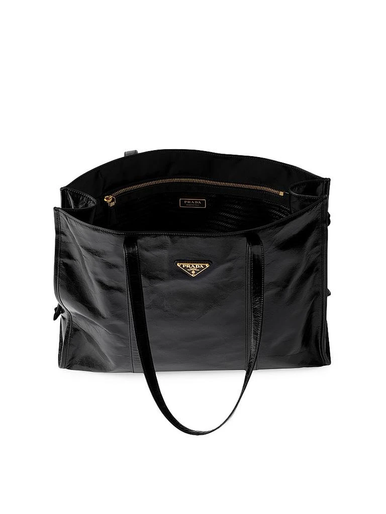 Prada Large Leather Tote Bag 4