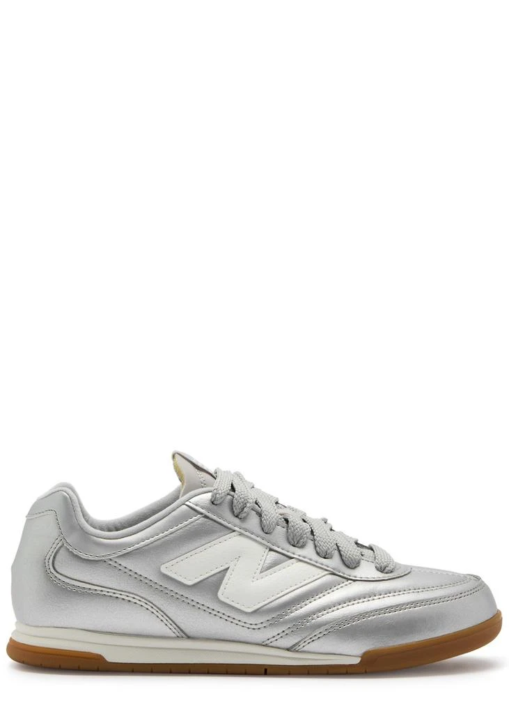 New Balance RC42 panelled metallic-leather sneakers 1