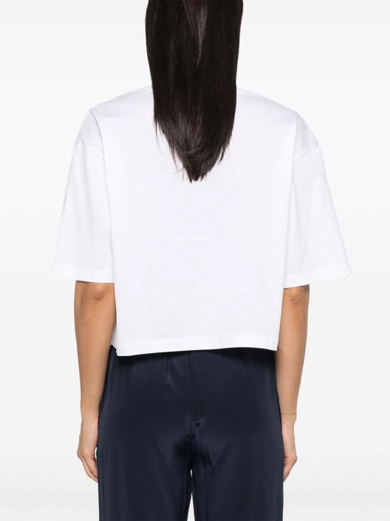 Marni WHITE MC T-SHIRT RED CHECKED LOGO 3