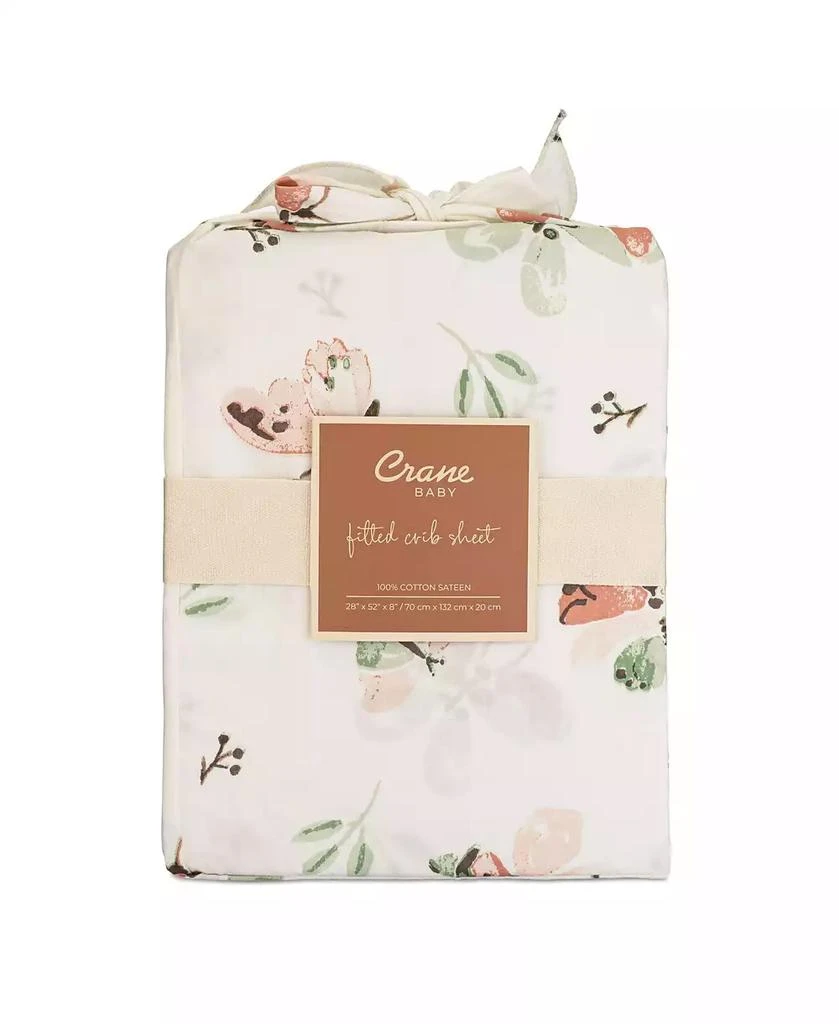 Crane Baby Infants Parker Fitted Butterfly Crib Sheet 7