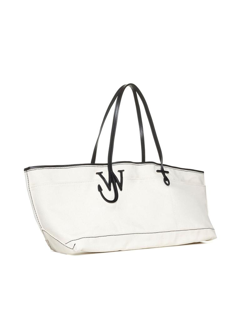 【関税込み】Belt Tote Bag - J.W. Anderson - Leather - White JW Anderson Belt Tote Bag | Neutrals | FARFETCH