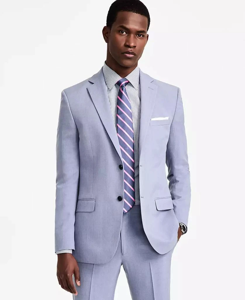 DKNY Men's Modern-Fit Stretch Nested Suit 5