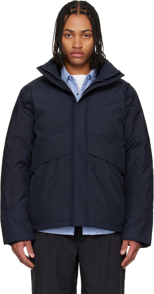 Shop Navy GORE-TEX Short Down Jacket on Sale at BeyondStyle – Get