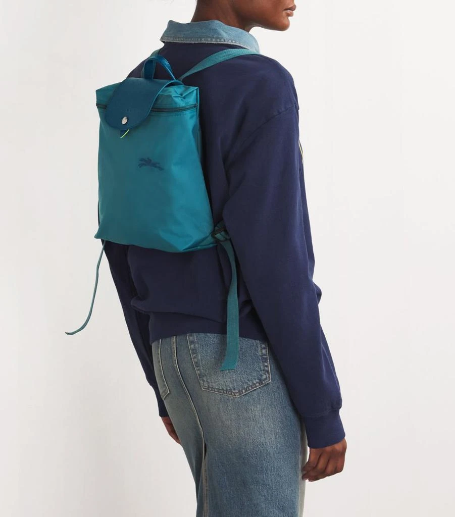 Longchamp Medium Le Pliage Green Backpack 4