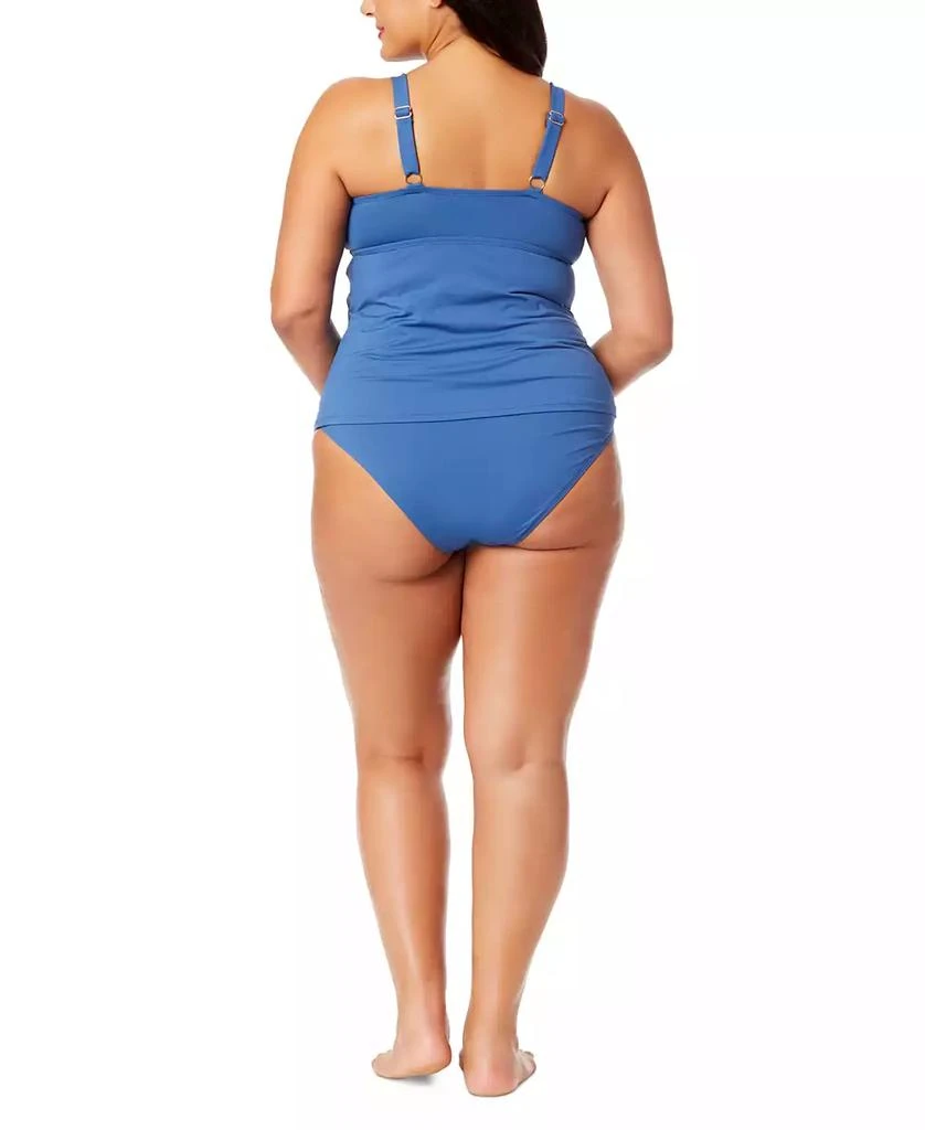Anne Cole Plus Size Shirred Tankini Top 2