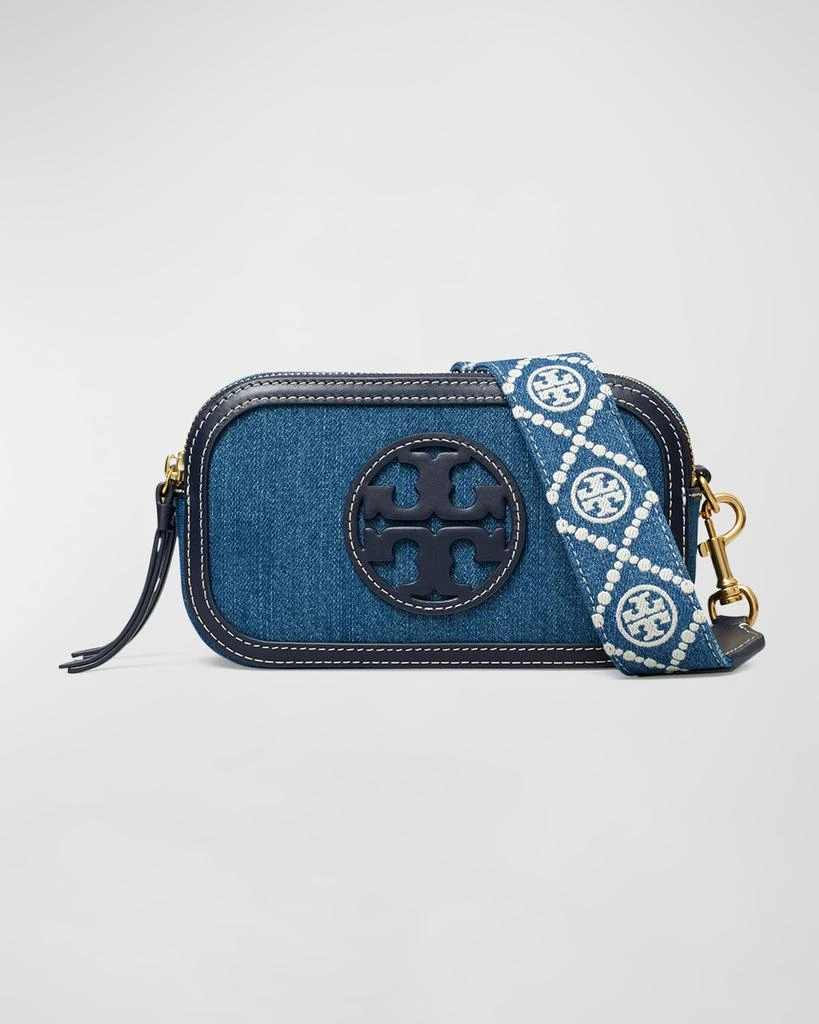 Tory Burch Miller Mini Denim Crossbody Bag 1