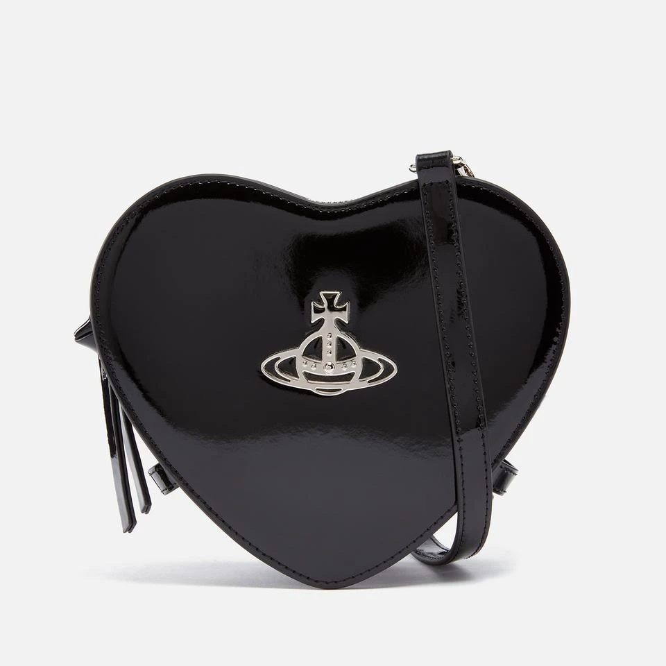 Vivienne Westwood Vivienne Westwood Louise Heart Patent-Leather Crossbody Bag 1