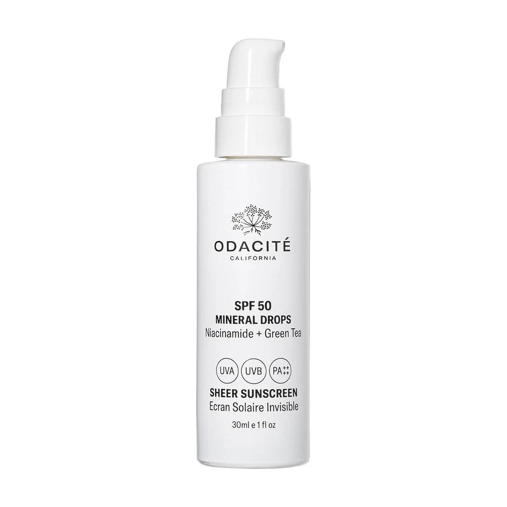 Odacité Sheer Sunscreen Mineral Drops SPF 50 1