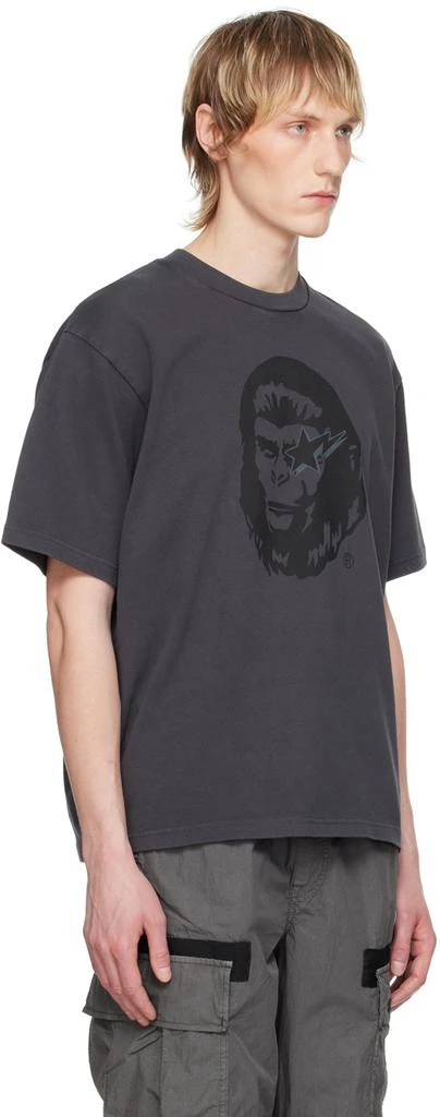 Bape Black 'World Gone Mad' T-Shirt 2