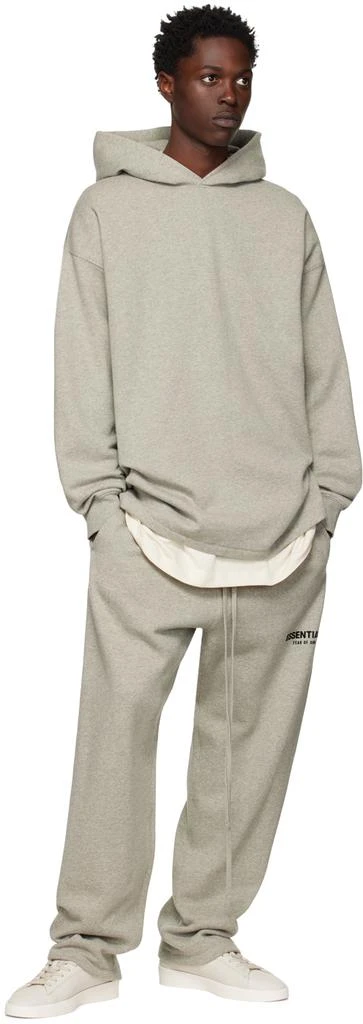 Essentials Gray Relaxed Hoodie 4