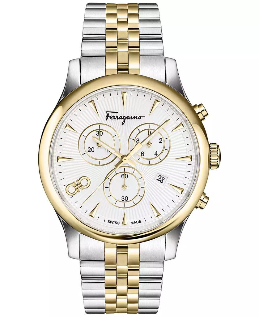 Salvatore Ferragamo Men's Swiss Chronograph Duo Two-Tone Stainless
