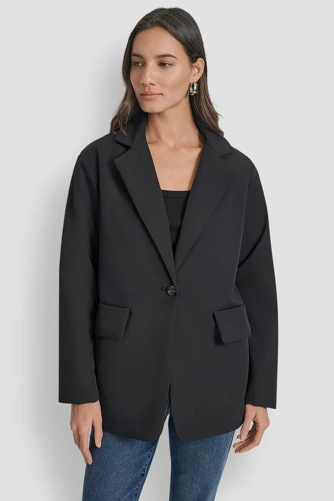 DKNY BLAZER STYLE PUFFER JACKET