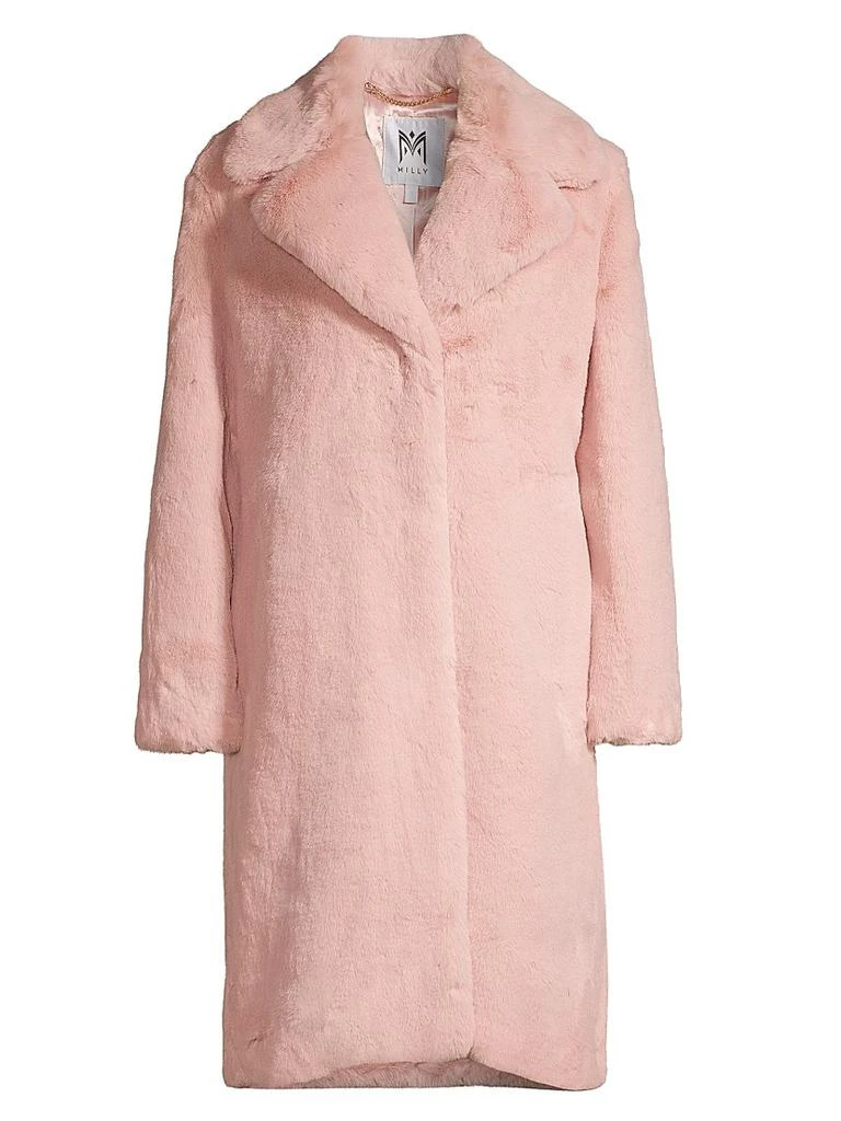 Milly Riley Oversized Faux Fur Coat 1