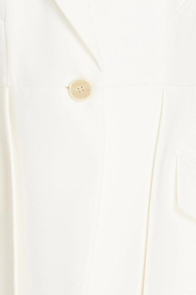 Alexander McQueen Cutout layered crepe blazer 4