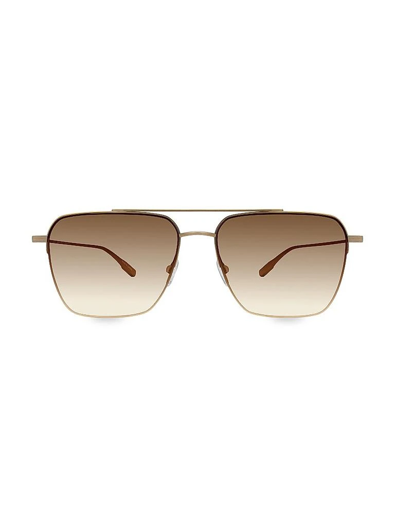 Barton Perreira 55MM Aviator Gradient Sunglasses 2