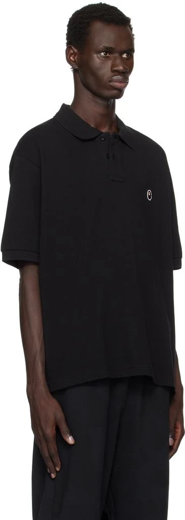 Bape Black Ape Head One Point Relaxed Fit Polo 2