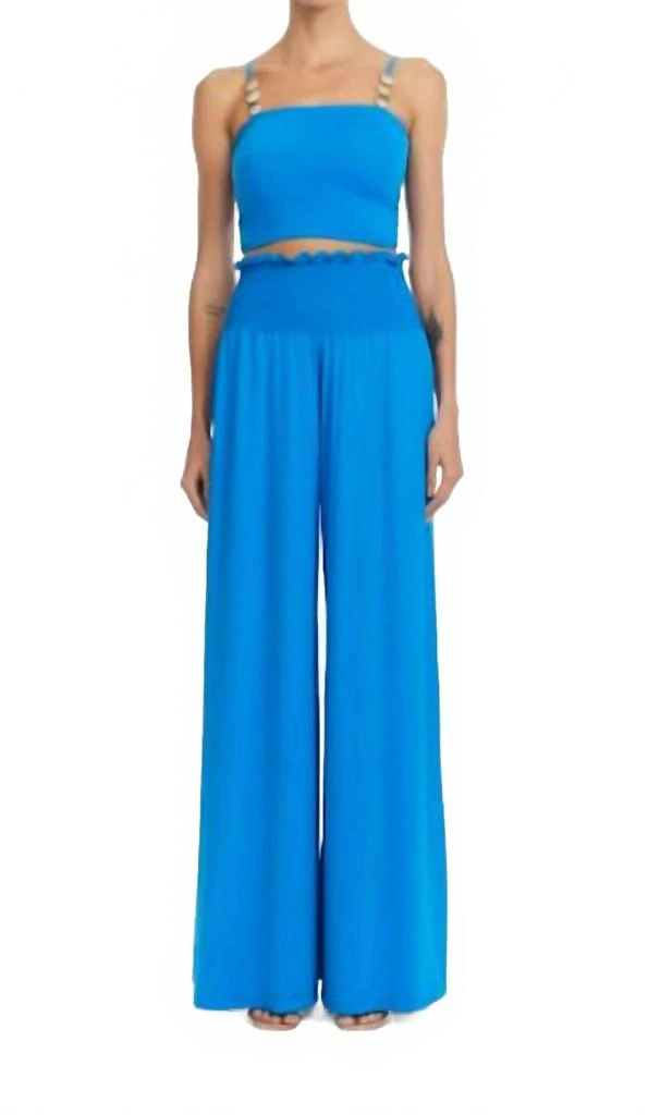 NHall Resortwear Laine La Mare Set In Blue