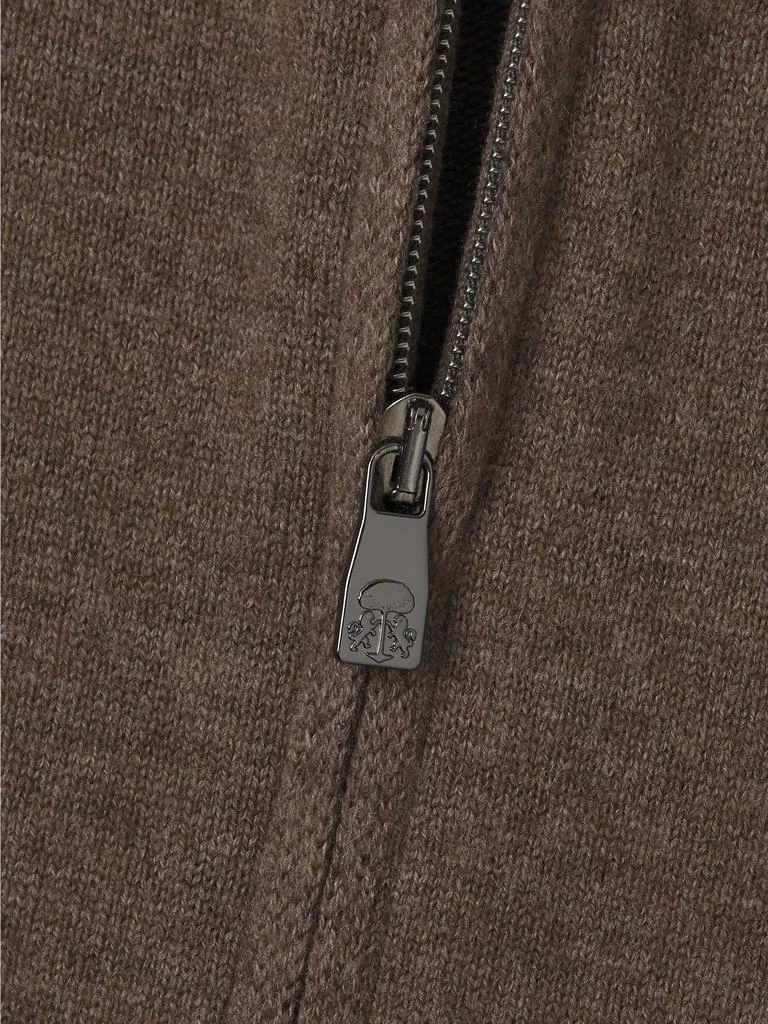 Corneliani Wool Zip-Front Cardigan 6