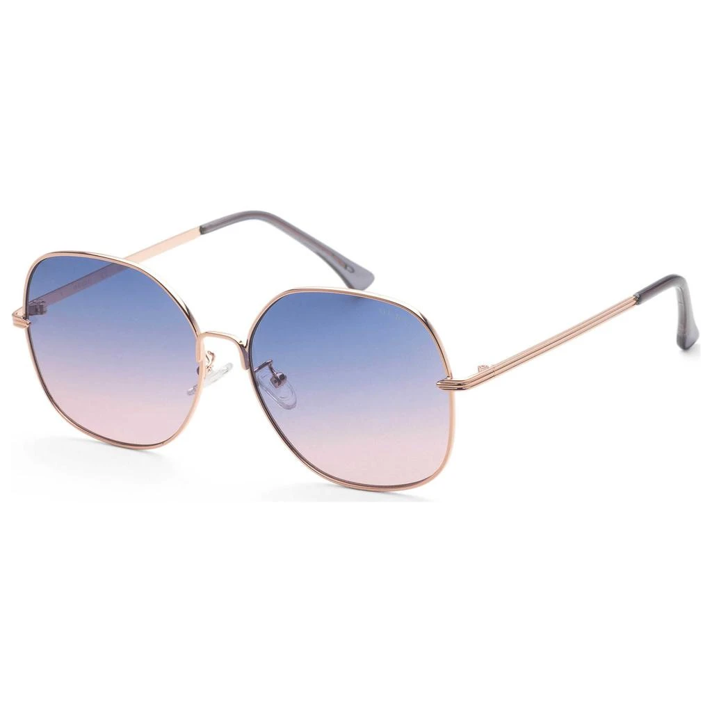 Shop 70MM Reverse Cat Eye Wrap Sunglasses on Sale at  display picture 3