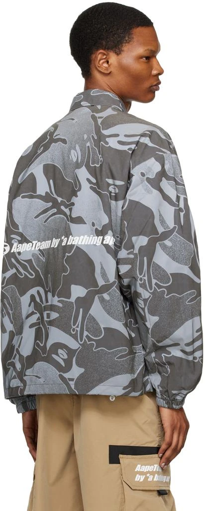 AAPE Gray Reflective Jacket 3