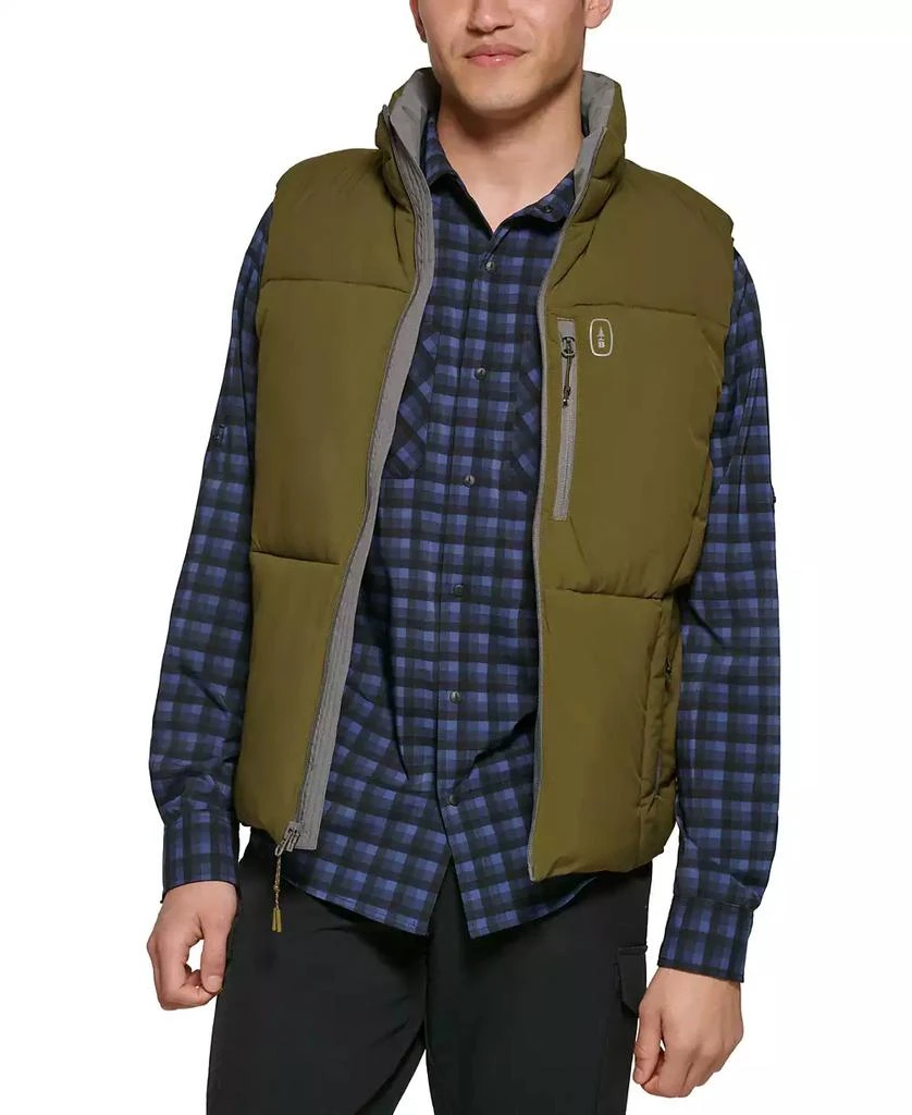 BASS OUTDOOR Men's Glacier Quilted Full-Zip Hiking Vest 1