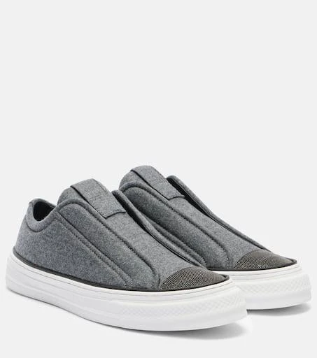 Brunello Cucinelli Low-top slip-on sneakers 1