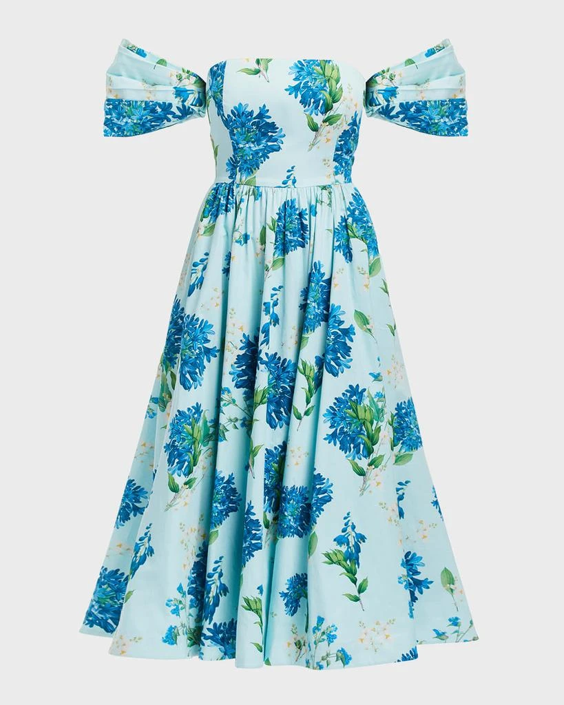 Mestiza New York Odette Floral-Print Convertible Midi Dress 1