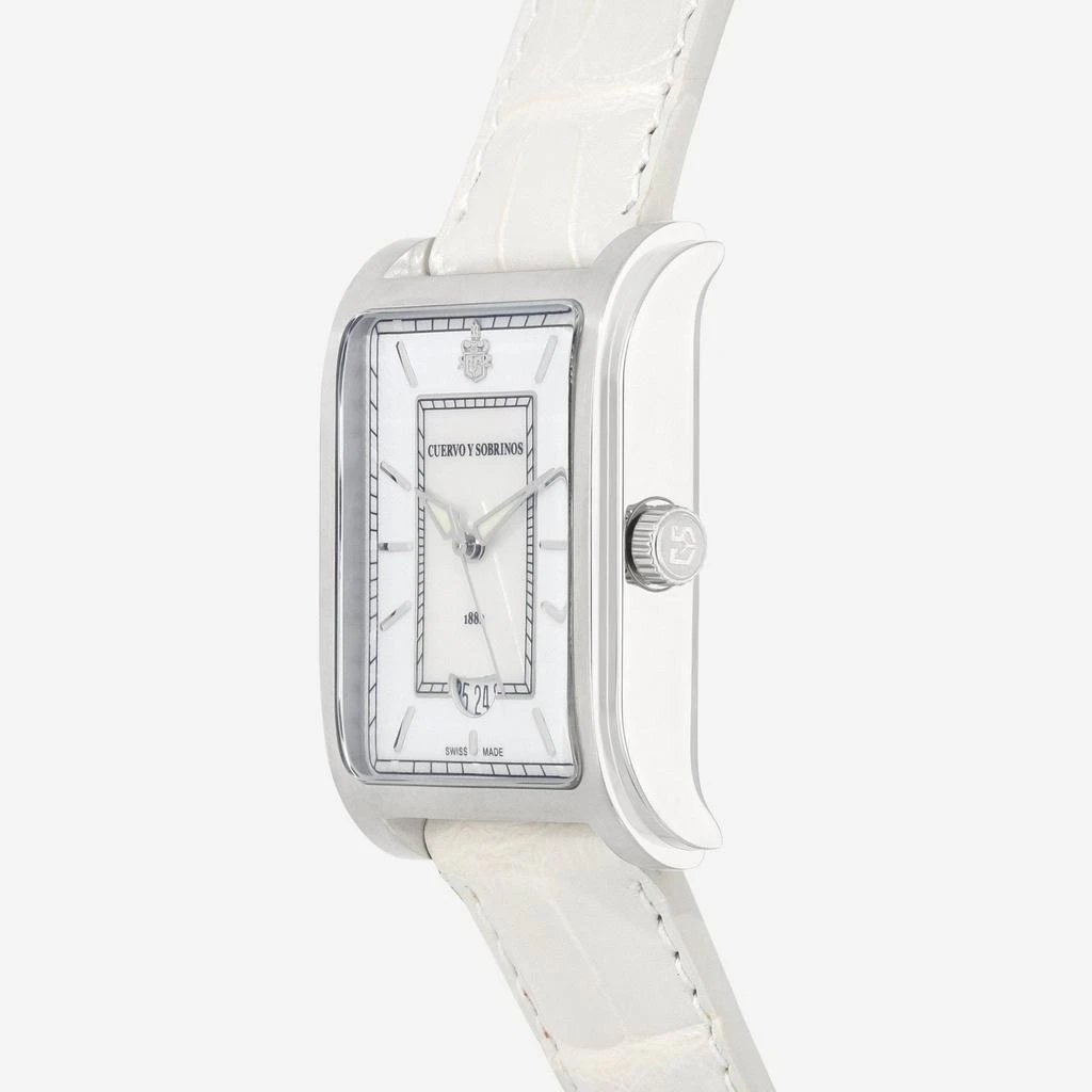 CUERVO Y SOBRINOS Cuervo Y Sobrinos Prominente Tocororo Stainless Steel 33.75 x 52mm Automatic Ladies Watch 1015.1WHC 2