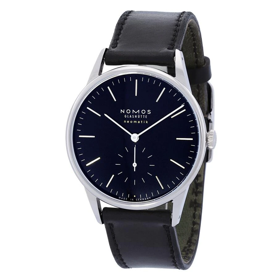 Nomos Glashutte Orion Neomatik 39 Automatic Black Dial Men's Watch 346 1