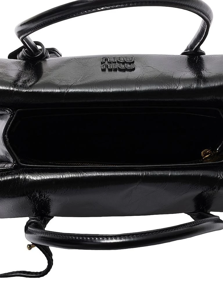 Miu Miu Shiny Leather Top Handle Bag 4