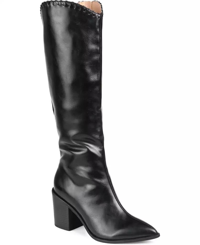Journee Collection Women's Daria Cowboy Knee High Boots 1