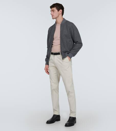 Thom Sweeney Cashmere bomber jacket