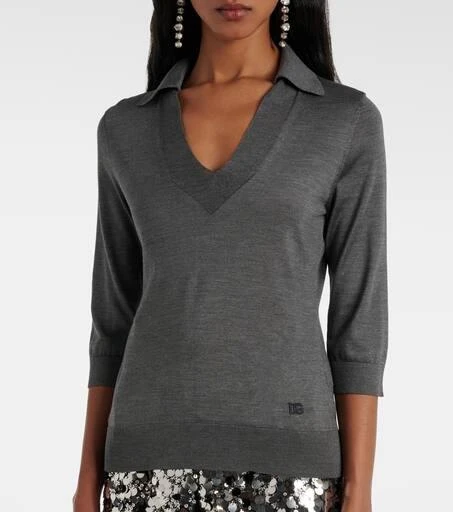 Dolce 
Gabbana Silk polo sweater 6