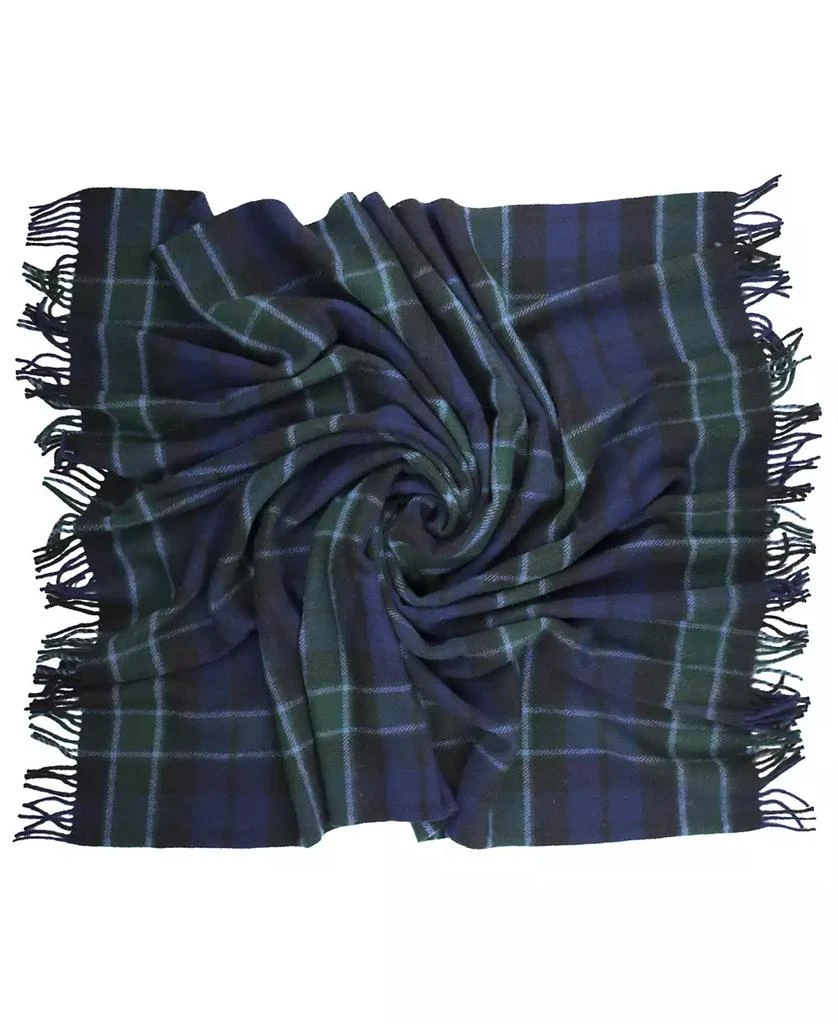 Prince of Scots Tartan Tweed Fluffy Throw, 72" x 59" 4