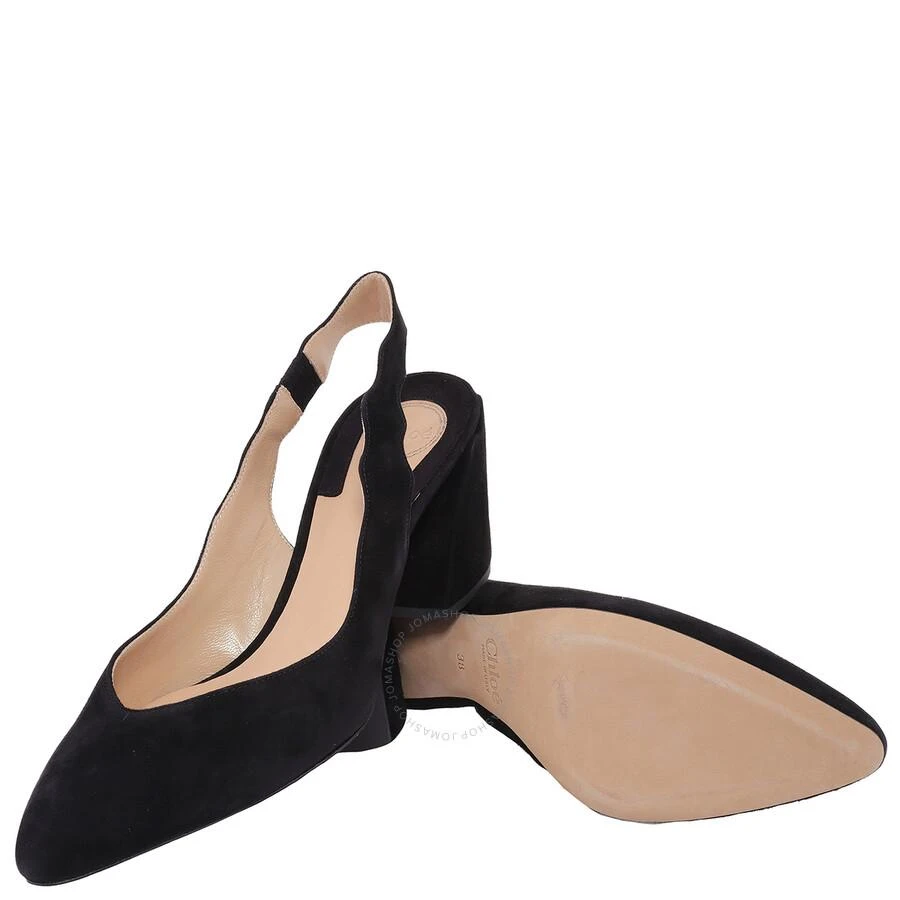 Chloé Laurena Suede Slingback Pumps 2
