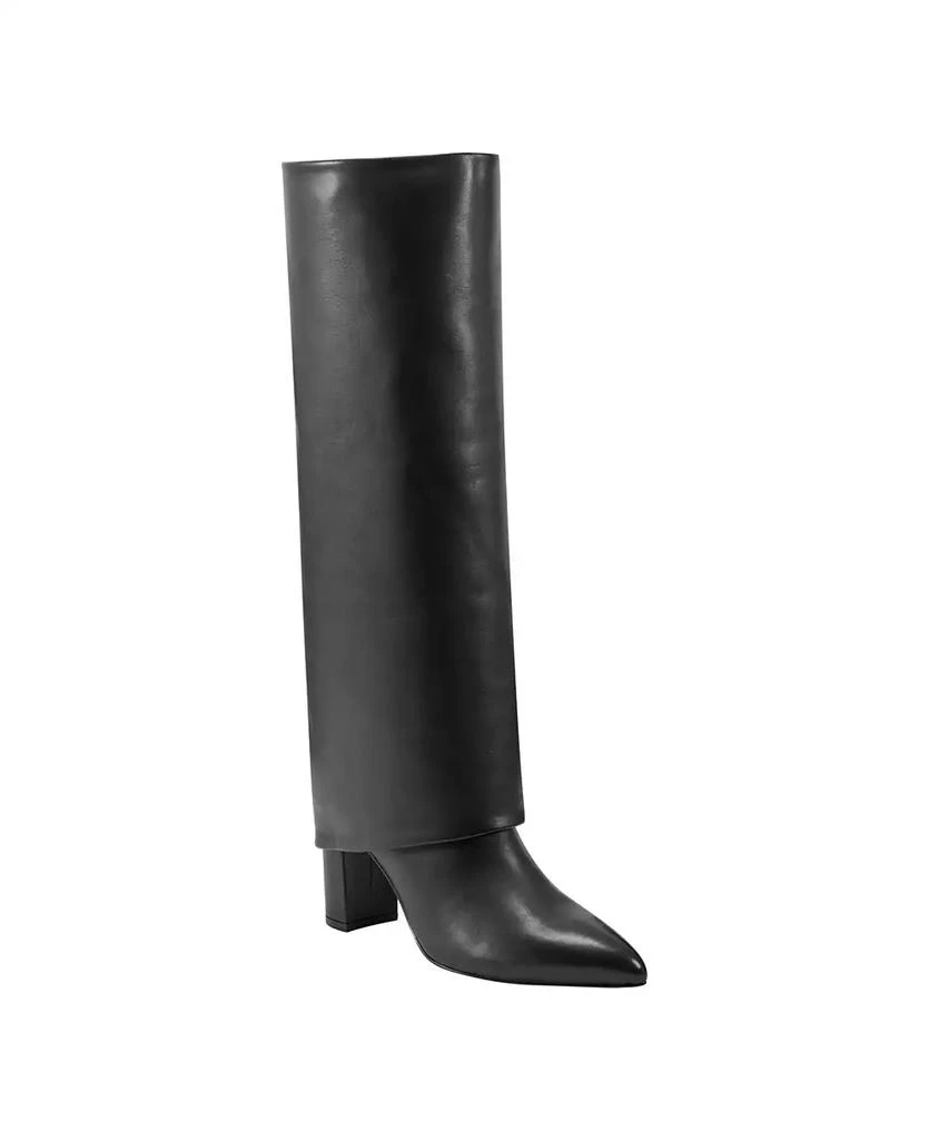 Marc Fisher Women's Leina Block Heel Pointy Toe Knee High Dress Boots 1