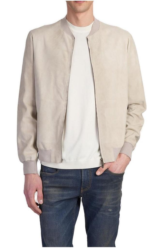 Salvatore Santoro Salvatore Santoro Zip-Up Leather Bomber Jacket
