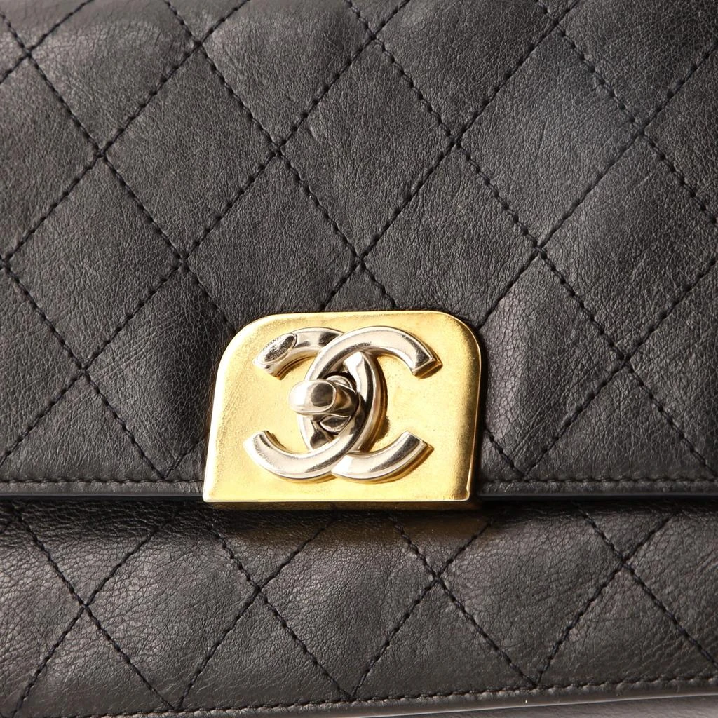 Chanel Straight Lines Flap Bag Quilted Calfskin Small 6