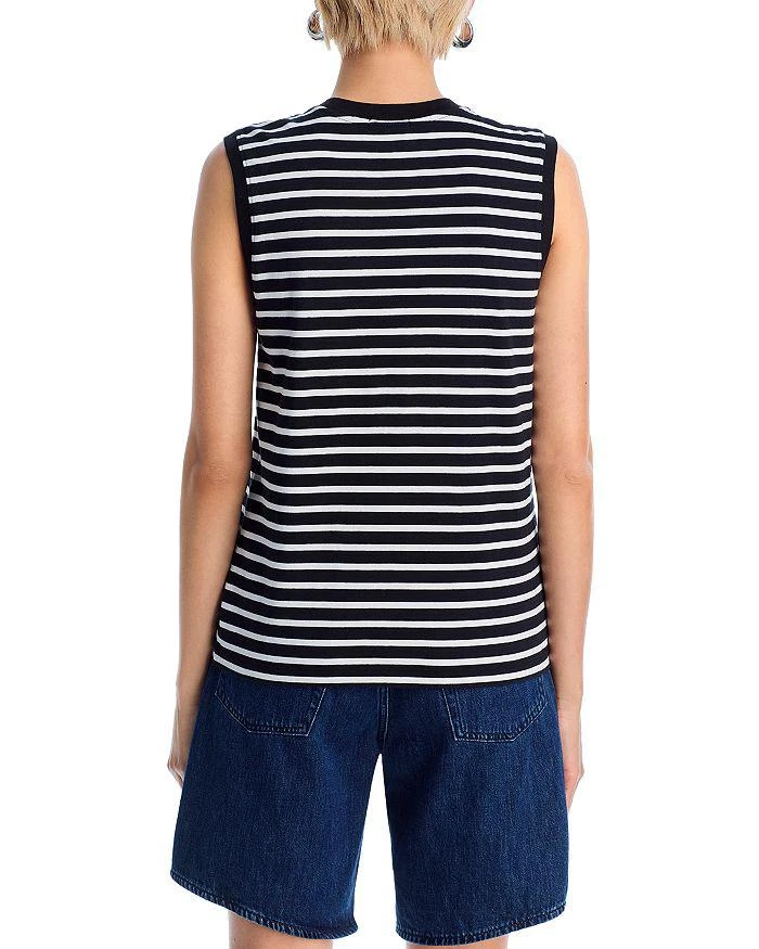 ATM Anthony Thomas Melillo Striped Sleeveless Jersey Top 3