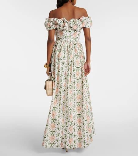 Agua by Agua Bendita Espliego cotton floral maxi dress 3