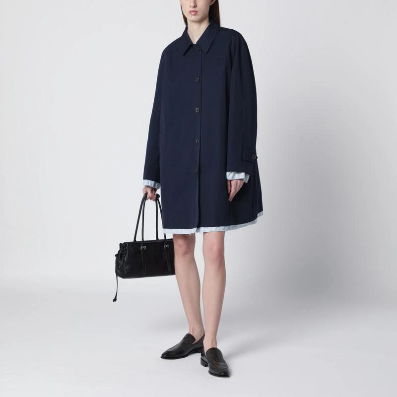 Miu Miu Blue cotton overcoat 2