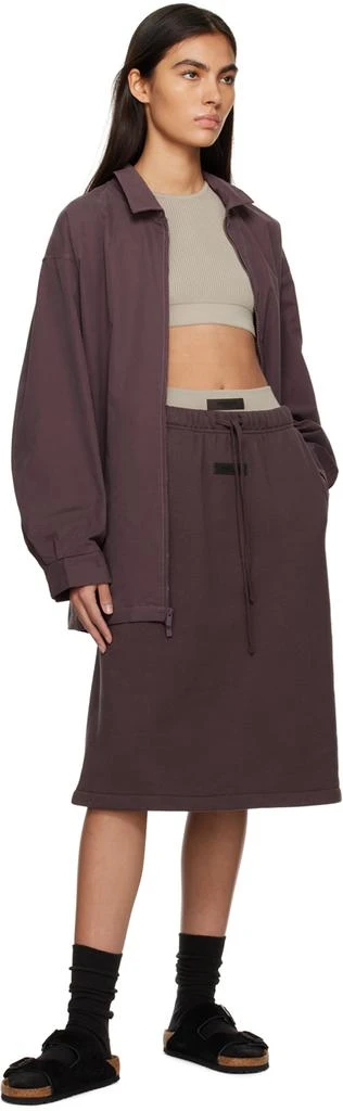 Essentials Purple Zip Jacket 4