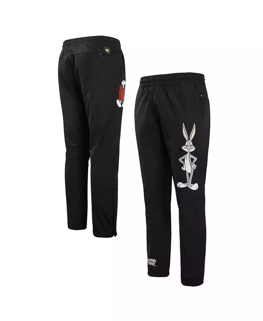 Freeze Max Men's Black Looney Tunes Bugs Bunny Upside Down Joggers 1