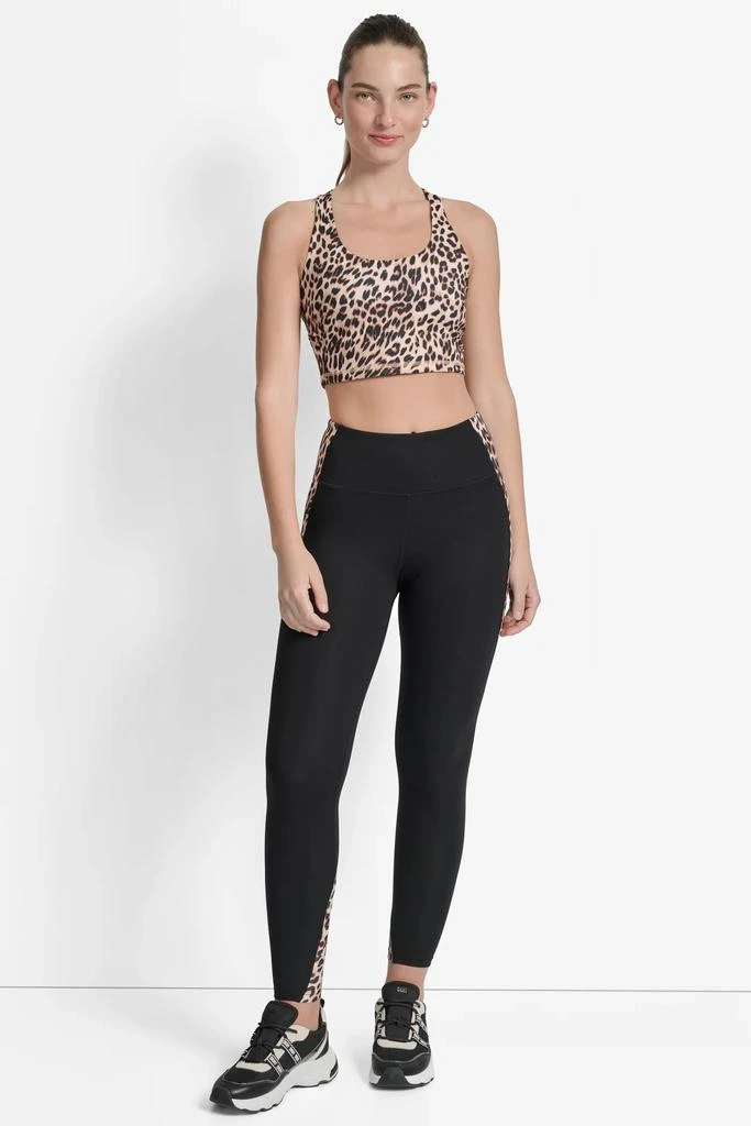 DKNY SUPER HIGH WAIST FULL LENGTH PRINT BLOCK LEGGING 6