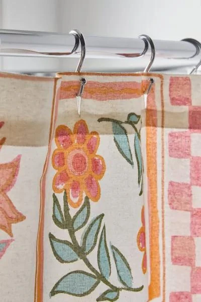 Urban Outfitters Mariana Tile Shower Curtain 3